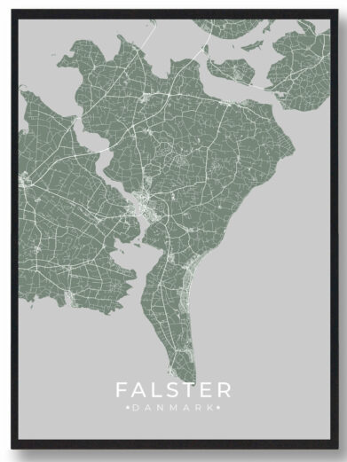 Falster plakat - grøn