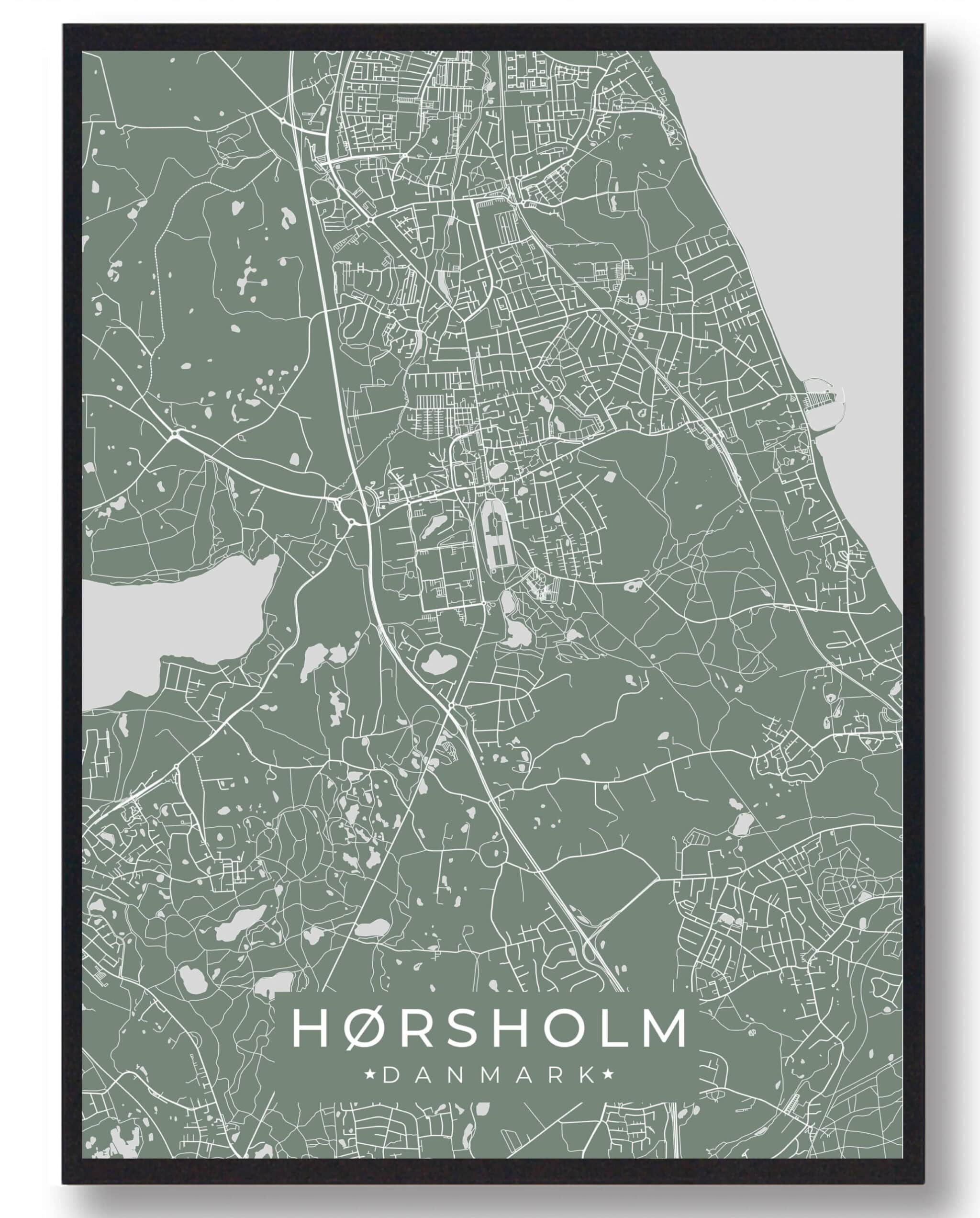 Hørsholm plakat - grøn