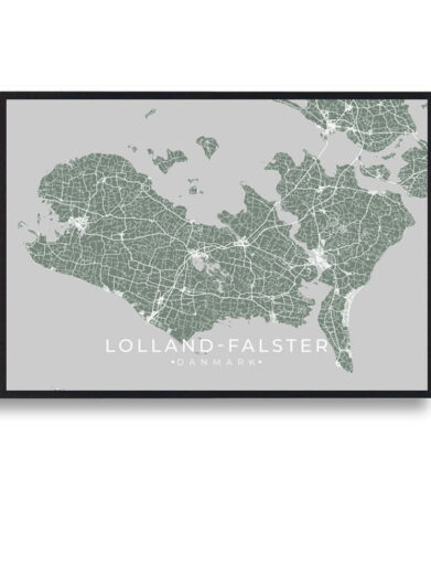 Lolland-Falster plakat - grøn