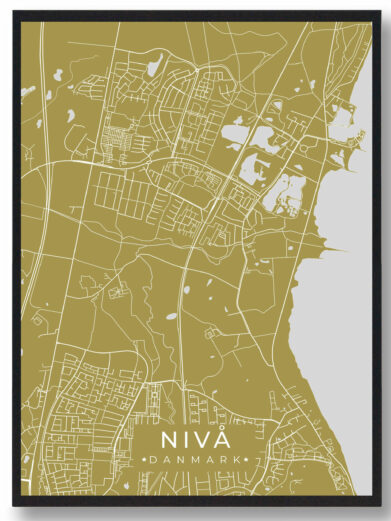 Nivå plakat - gul