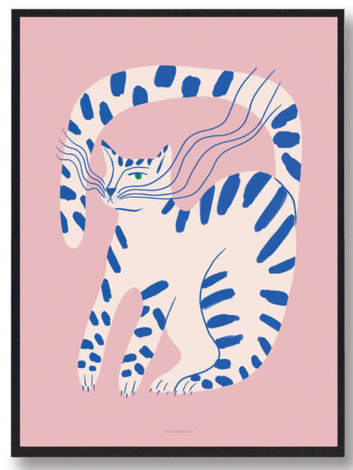 Blue cat - katteplakat