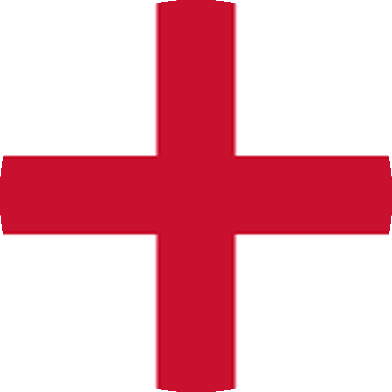 England fodbold plakat. Engelsk flag i cirkel. Perfekt til fodbold stadion eller sport entusiast.