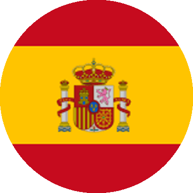 Spansk fodbold stadion plakat: Spaniens flag med våbenskjold. Perfekt til fodboldfans!