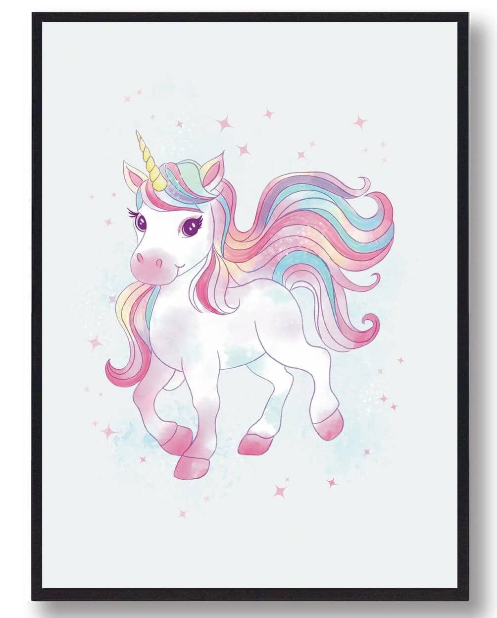 Enhjørning - plakat