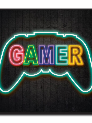 Gamer - neon grøn gamerplakater