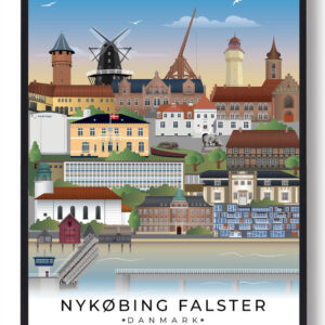 Nykøbing Falster byplakat