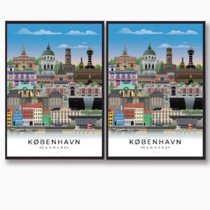 København byplakat plakatsæt