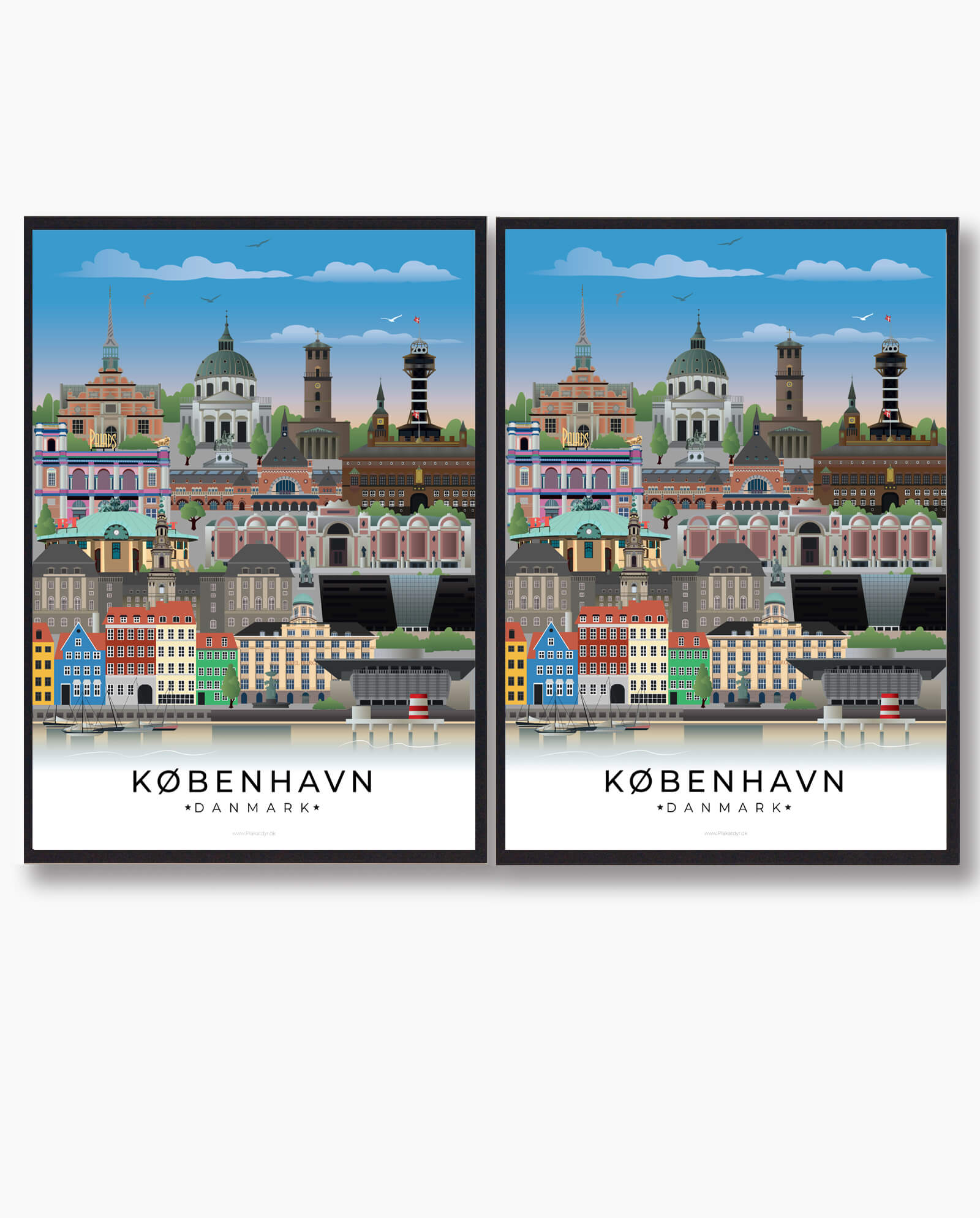 København Byplakat Bybilledesæt
