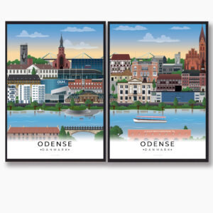 Odense plakat plakatsæt