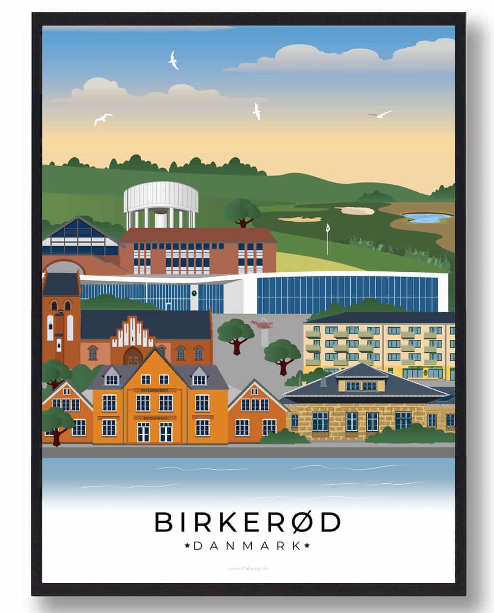 Birkerød byplakat
