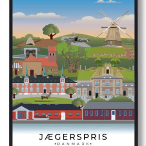 Jægerspris byplakat