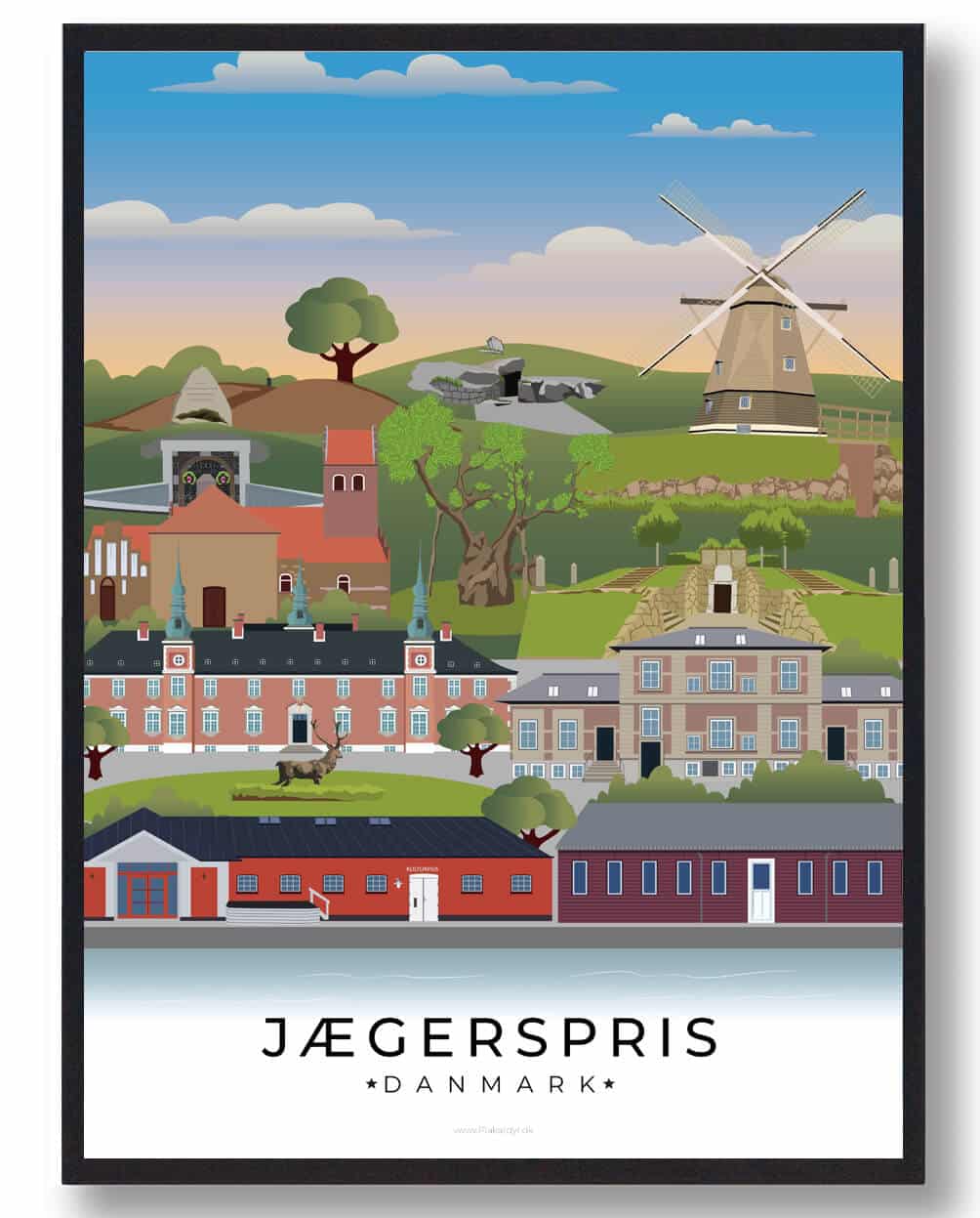 Jægerspris byplakat