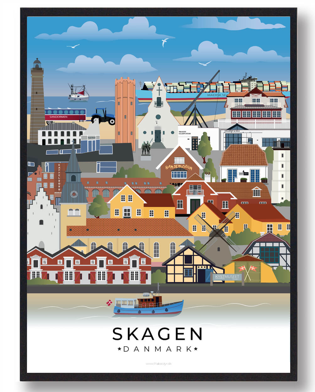 Skagen Byplakat