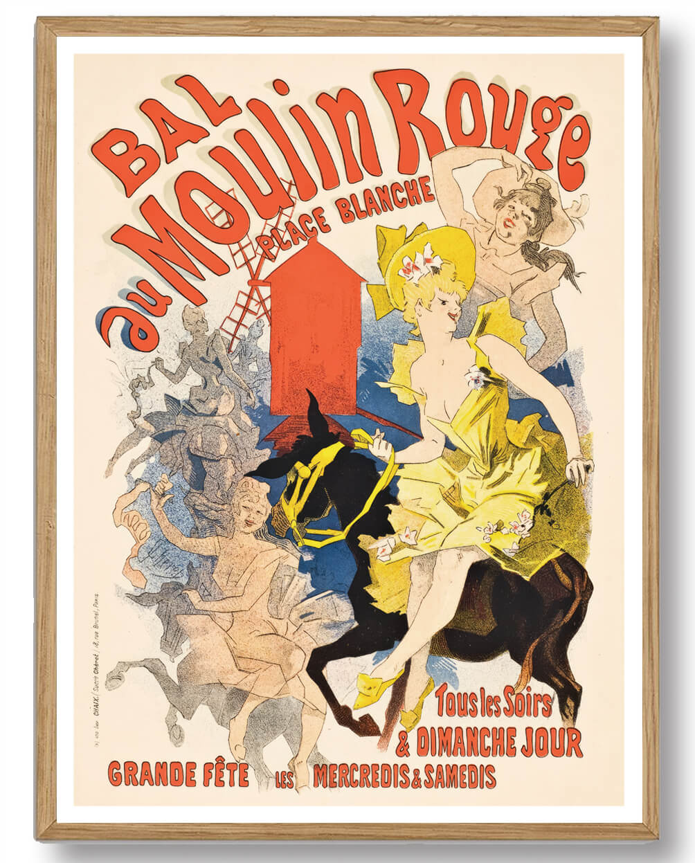 Jules Chéret Bal Au Moulin Rouge
