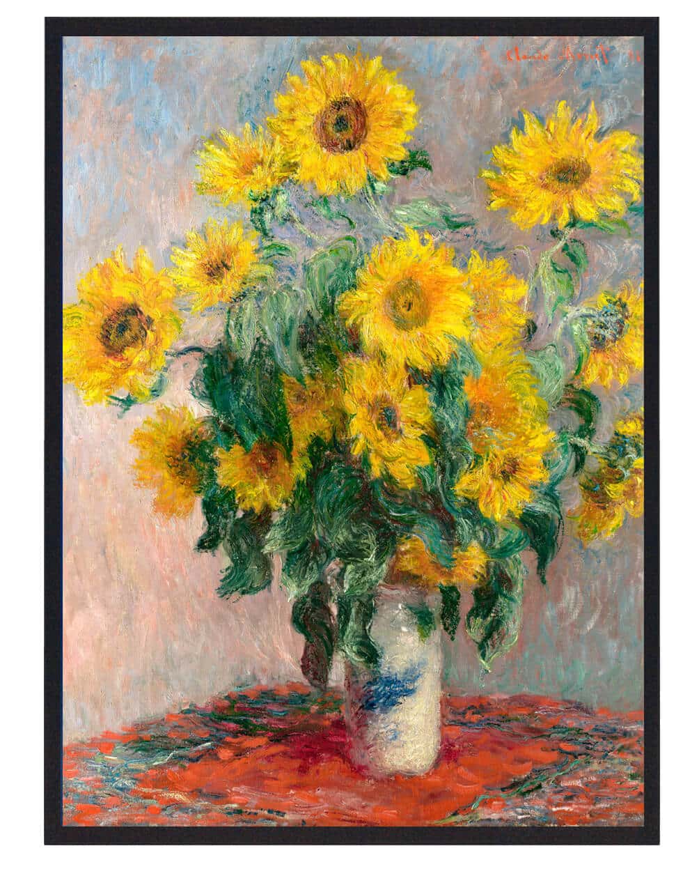 Claude Monet - Bouquet of Sunflowers