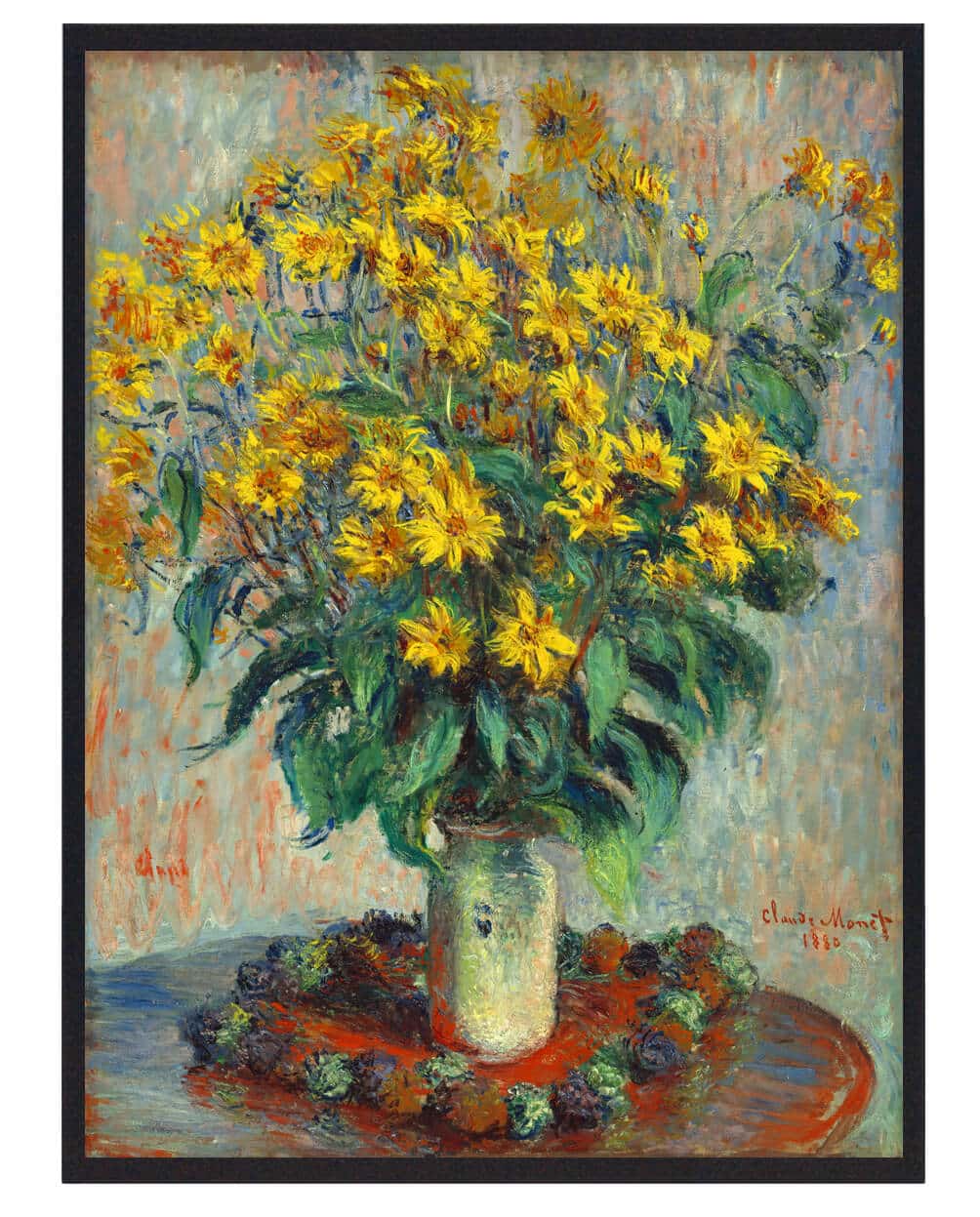Claude Monet - Jerusalem Artichoke Flowers