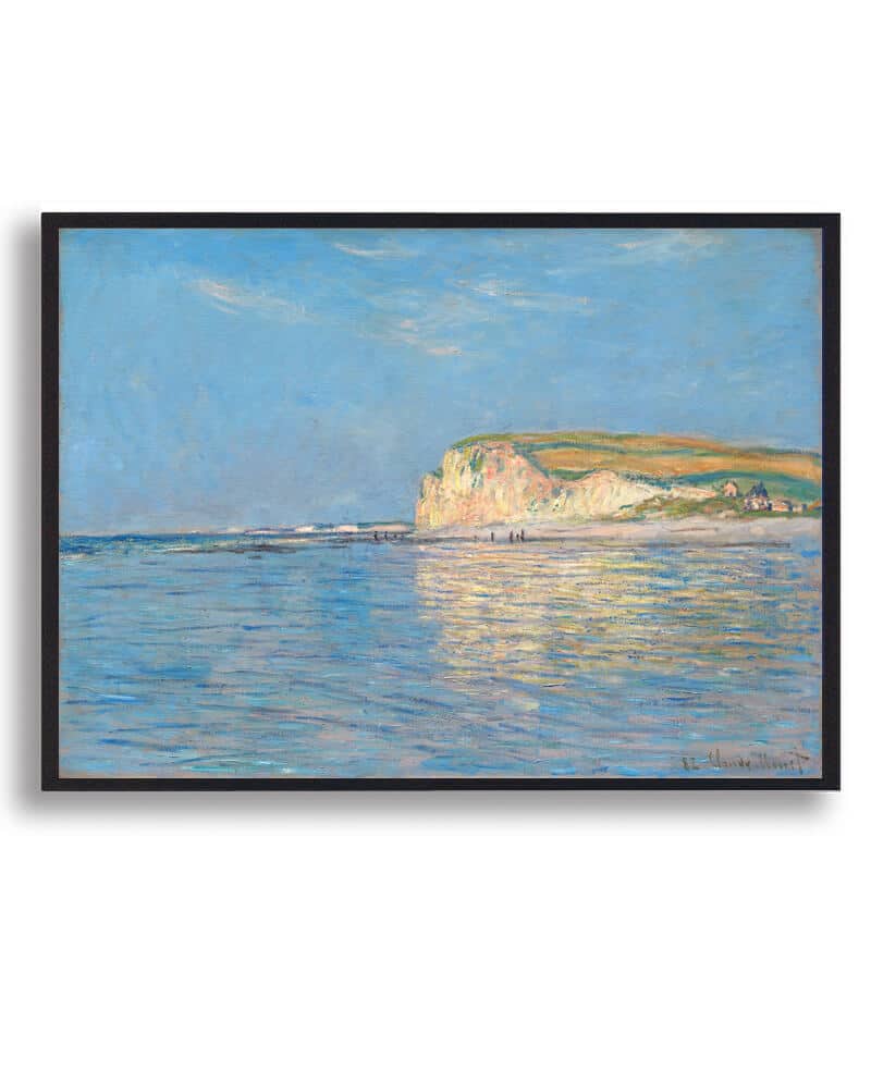 Claude Monet - Low tide at Pourville