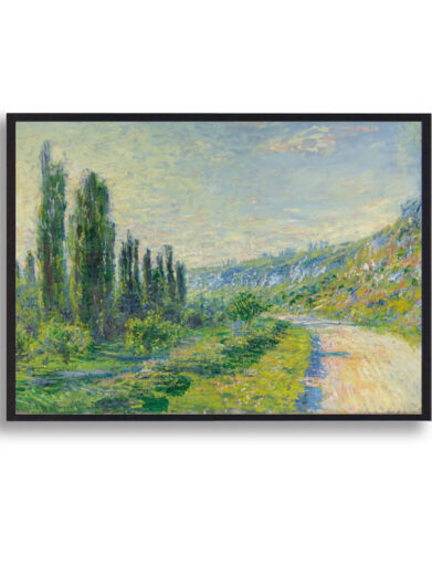 Monet anvender lys og farver til at skabe en levende atmosfære, hvor sommerens varme næsten kan mærkes. De bløde skygger og de skiftende farvetoner i landskabet giver værket en sanselig og nærværende kvalitet.