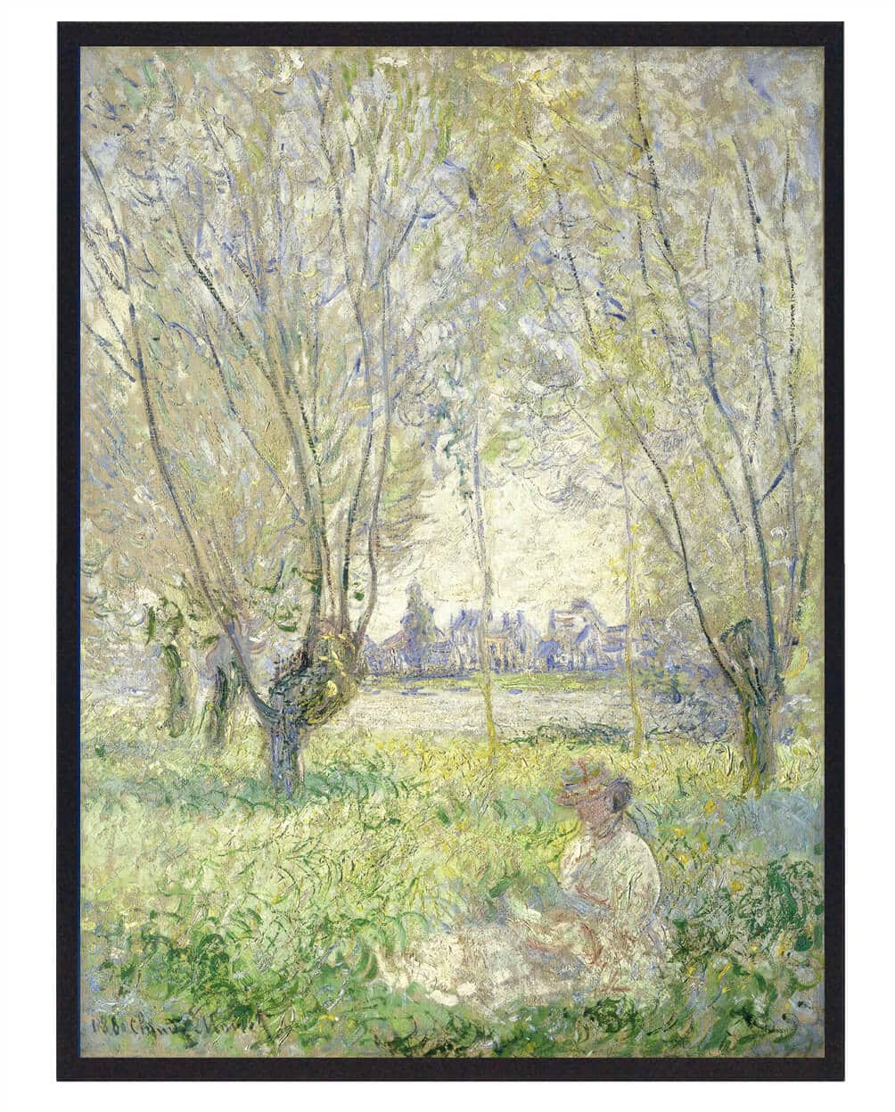 Claude Monet - Woman seated under the Willows