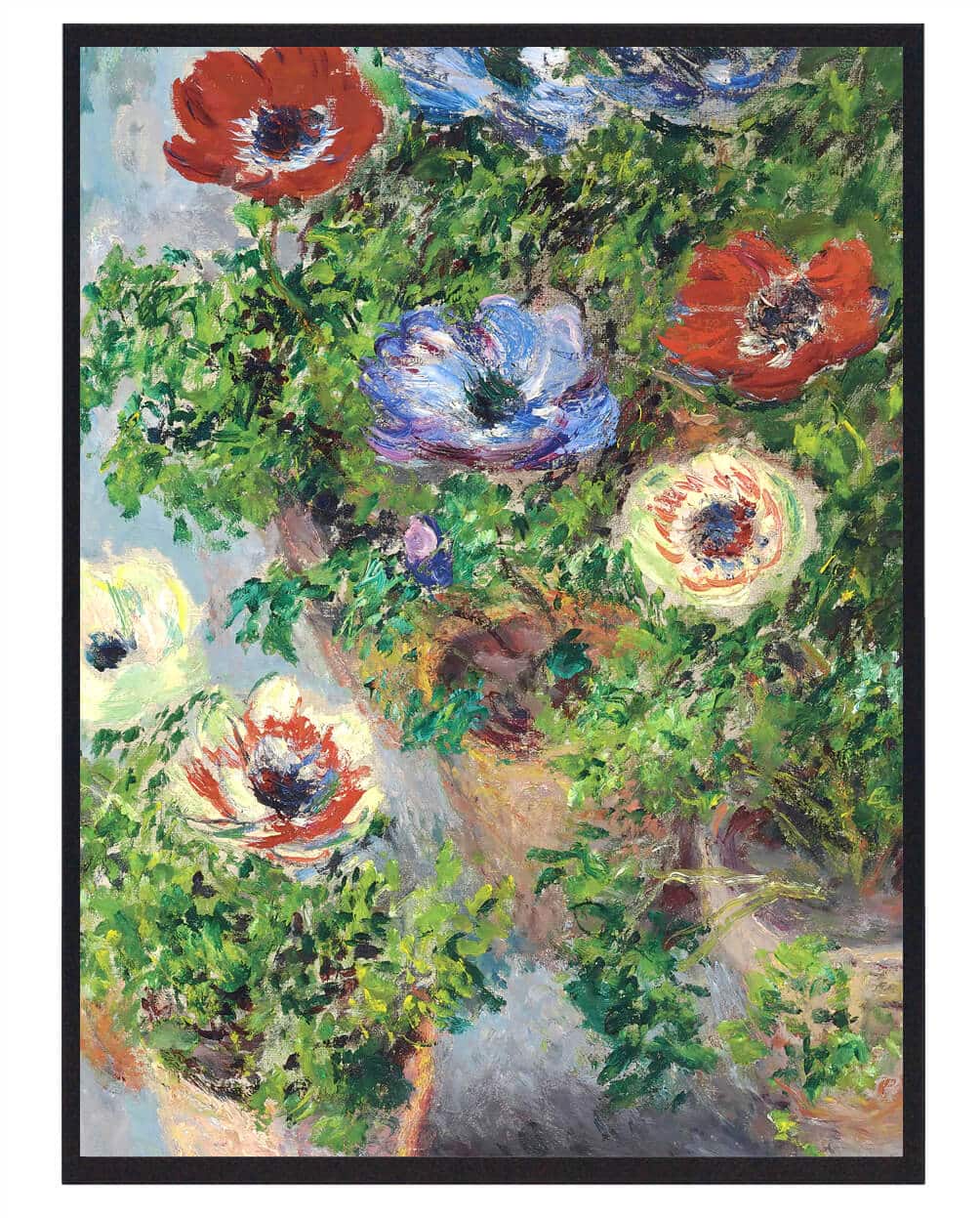 Claude Monet - Anemones in pot