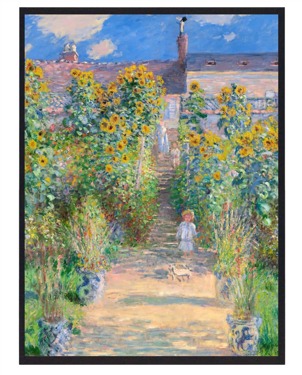 Claude Monet - Garden at Vetheuil