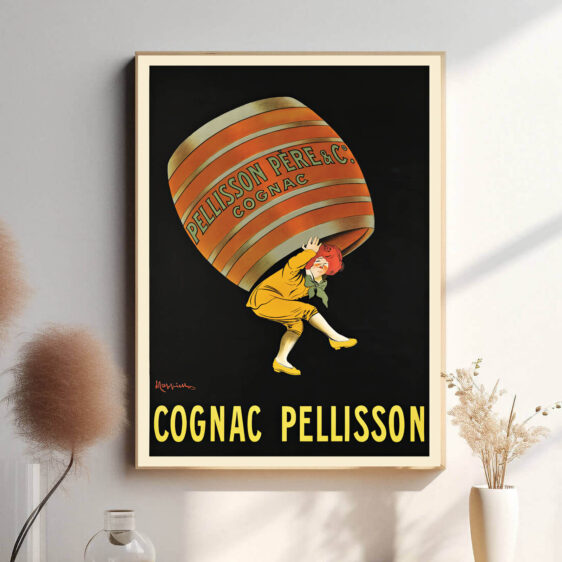 I "Cognac" bruger Klee rige, varme nuancer for at udtrykke den fyldige og sofistikerede smag af cognac, hvilket giver værket en luksuriøs og indbydende atmosfære.