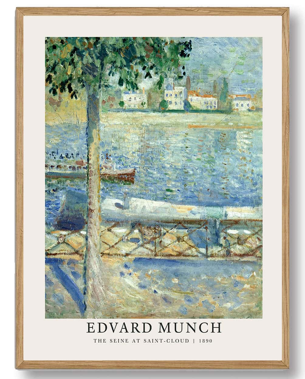 Edvard Munch - The Seine at Saint-Cloud