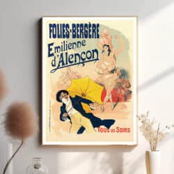 Et charmerende motiv med dans, musik og underholdning. Perfekt til dem, der elsker Belle Époque og fransk kabaret.