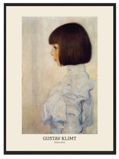 Klimt bruger lyse pastelfarver og bløde kontraster til at skabe et harmonisk og poetisk portræt. Den subtile brug af lys og skygge giver motivet en næsten drømmende kvalitet.