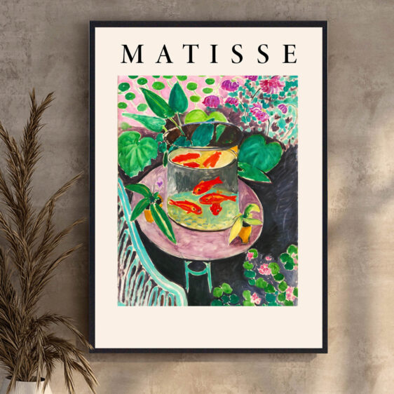 Matisse bruger sin karakteristiske stil, hvor form og farve kombineres på en måde, der både forenkler og forstærker motivet. The Goldfish er ikke kun en skildring af fisk, men et kunstværk, der fanger livets flow.