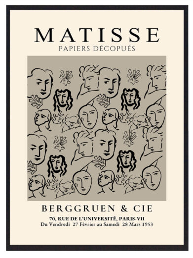 Dette værk udstråler Matisse’s innovative tilgang til kunst og hans evne til at skabe noget tidløst gennem moderne, enkle former. Berggruen and Cia står som en påmindelse om hans evne til at balancere mellem det abstrakte og det figurative på en raffineret måde.