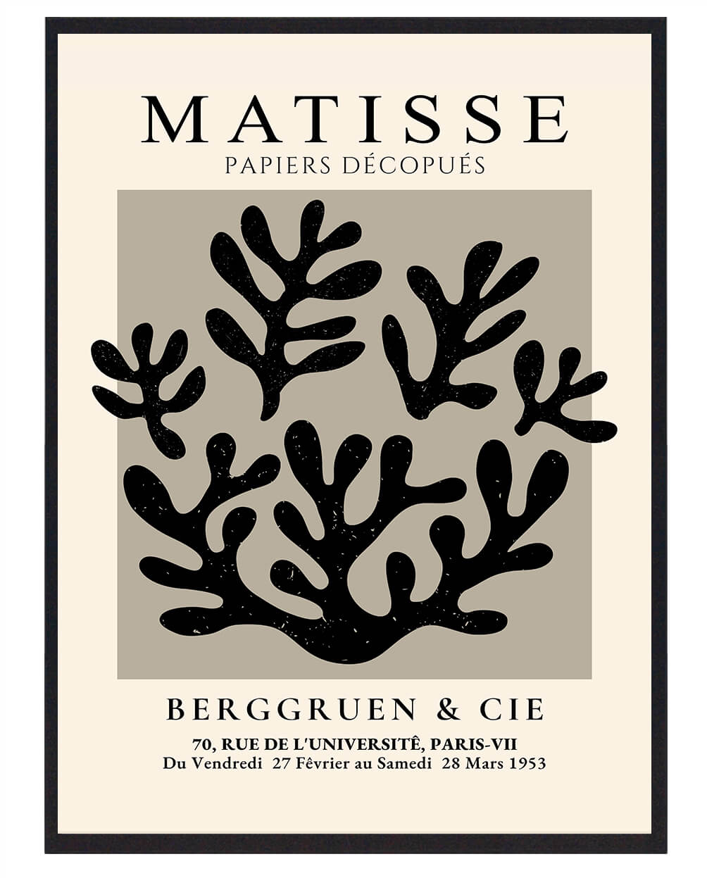 Henri Matisse Berggruen And Cia Black Leafs