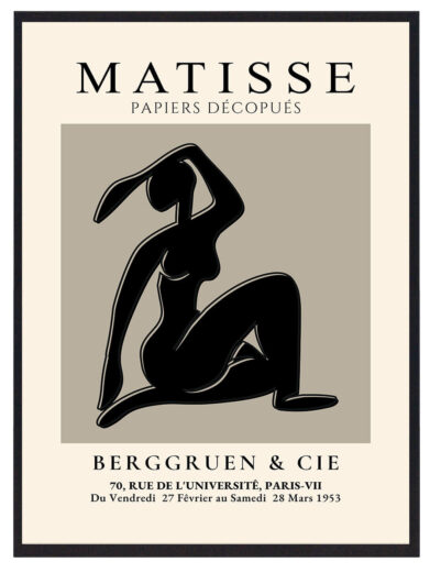 Black Nude Women udtrykker Matisse’s evne til at skildre den menneskelige form på en raffineret og symbolsk måde. De enkle linjer og kontraster fjerner unødvendige detaljer og lader den feminine form tale for sig selv.