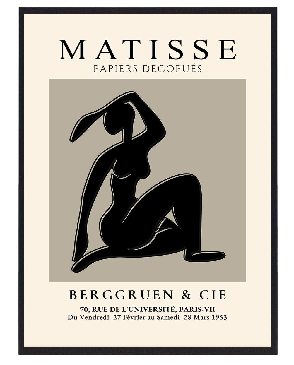 Henri Matisse - Berggruen and cia black nude women