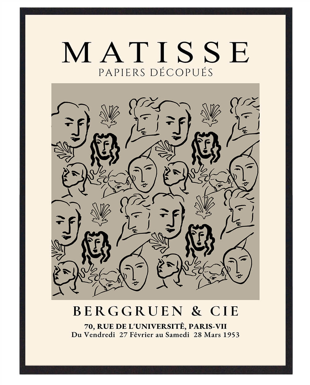 Henri Matisse Papiers Découpés Berggruen & Cie