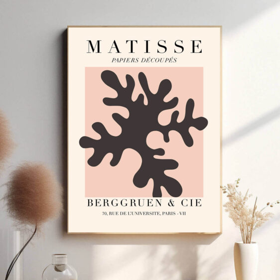 I dette værk anvender Matisse sort farve og enkle linjer for at skabe en stærk visuel effekt. De sorte blade bliver til en minimalistisk, men kraftfuld repræsentation af naturen, som giver værket både dybde og dynamik.