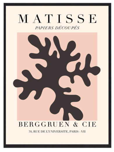 Matisse’s brug af sort i Black Leafs skaber en visuel rytme, hvor bladene synes at gentage sig selv i et harmonisk mønster. Denne grafiske tilgang kombineret med de bløde, organiske former giver værket en følelse af balance og ro.
