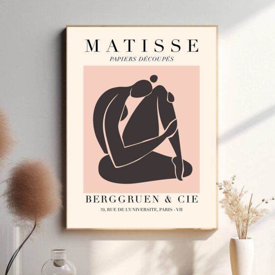 I dette værk bruger Matisse kontrasten mellem den sorte farve og de kurvede former for at skabe en dramatisk, men elegant fremstilling af kvindekroppen. De abstrakte linjer fremhæver både skønheden og kraften i figuren.