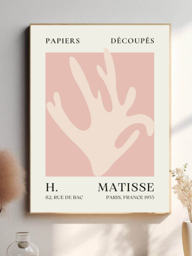 I dette værk skaber Matisse en visuel rytme med de enkle, bladformede figurer. Ved at bruge en stærk farvepalet og stiliserede former får værket en dynamisk og livlig energi, som fremhæver naturens konstante bevægelse.