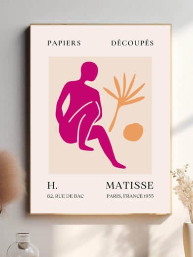 I Pink Man forvandler Matisse den menneskelige form til noget stiliseret og næsten grafisk. Den pink farve tilfører en følelse af vitalitet og ungdommelig energi, mens de enkle linjer lader fokus være på figurens essens.