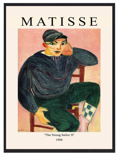 Dette portræt af en ung sømand går ud over det realistiske, og skaber en symbolsk repræsentation af ungdommens rejse og den åbne horisont. Matisse’s karakteristiske farvevalg og stil fremhæver både det fysiske og mentale eventyr.