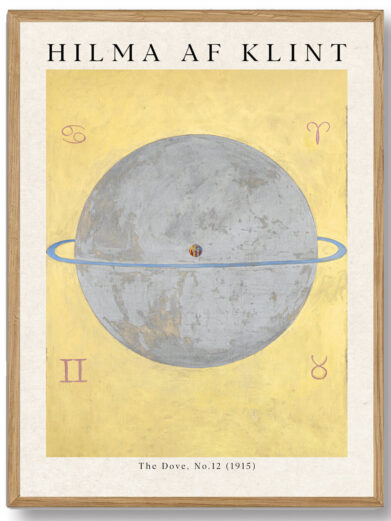 Dette maleri udtrykker den åndelige transformation, som Hilma af Klint ønskede at formidle gennem sine visionære værker. Duen, omgivet af en kompleks struktur af spiraler og geometriske figurer, repræsenterer sjælens rejse mod oplysning. De lysere farver og dynamiske mønstre skaber en følelse af bevægelse og udvikling, hvor duen fungerer som et symbol på åndelig vækst og forståelse af universets love.