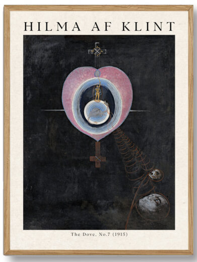 I dette værk forener Hilma af Klint det abstrakte med det spirituelle, hvor duen bliver en metafor for oplysning og åndelig harmoni. Farverne er levende, og de geometriske former skaber et rum, hvor beskueren kan opleve en følelse af indre fred. Duen svæver som en bærer af åndelig visdom, hvilket afspejler kunstnerens tro på universets skjulte kræfter og de højere dimensioner af virkeligheden.