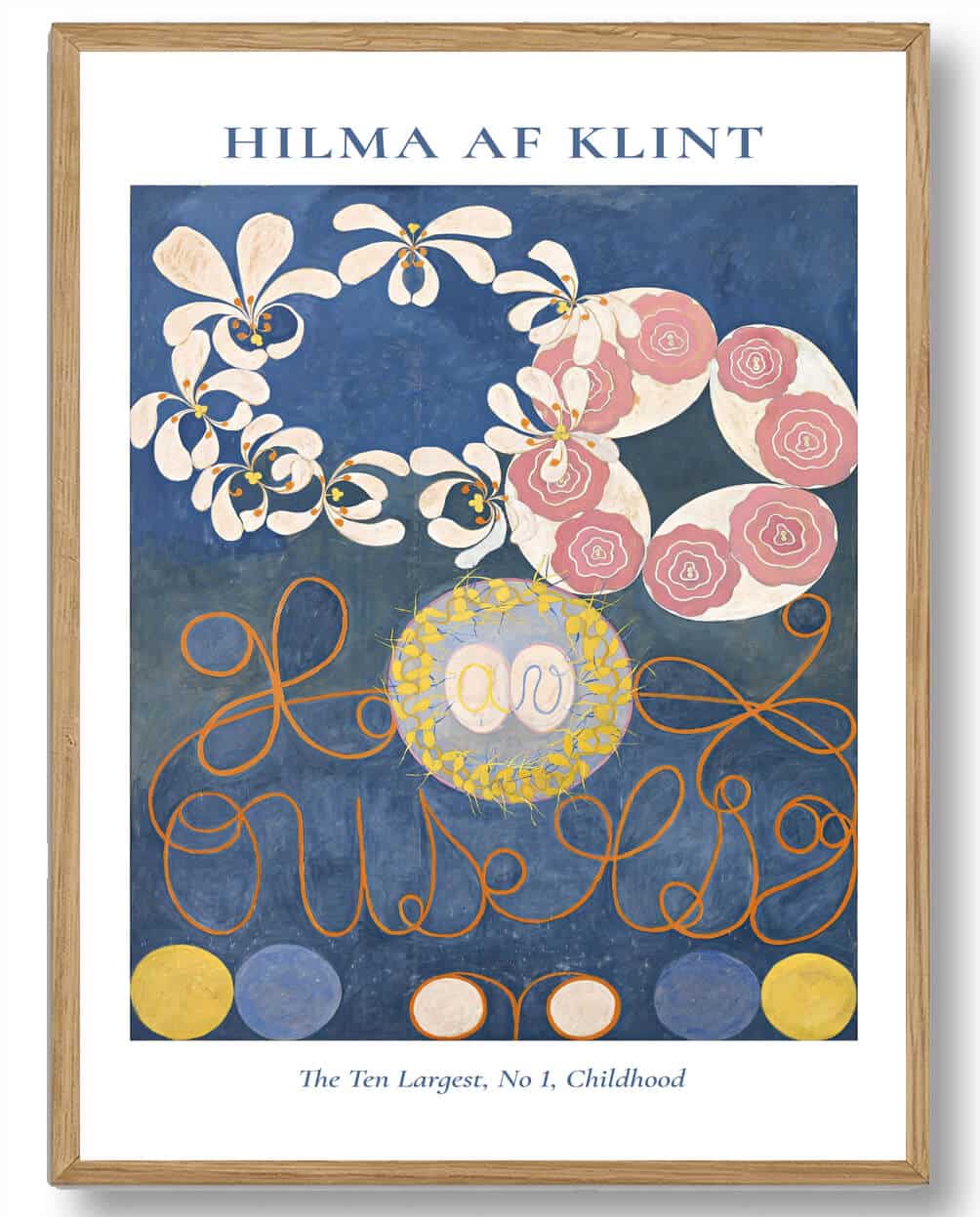 Hilma af Klint - The largeste childhood darkblue