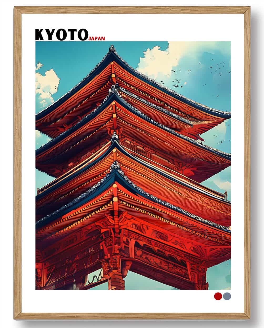 Kyoto Japan - plakat