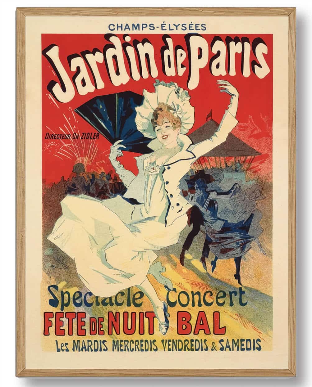 Jules Chéret - Jardin de Paris