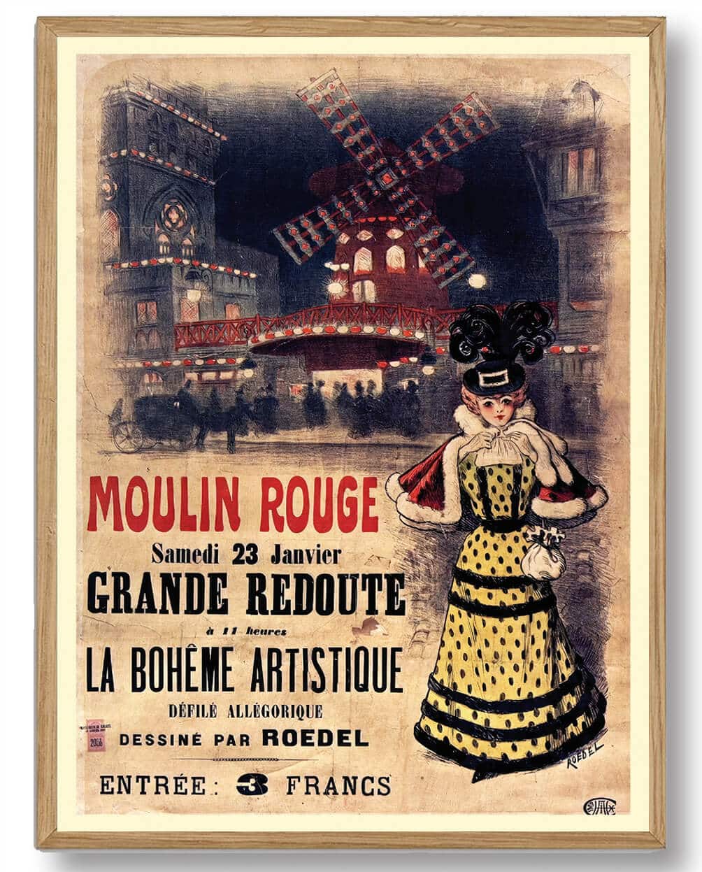 Auguste Roedel - Moulin Rouge Bal Roedel