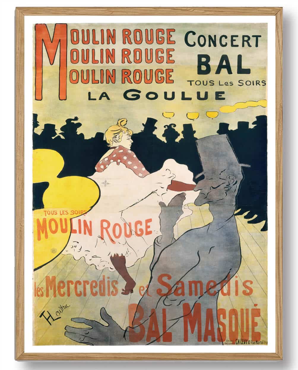 Henri de Toulouse-Lautrec La Goulue at the Moulin Rouge