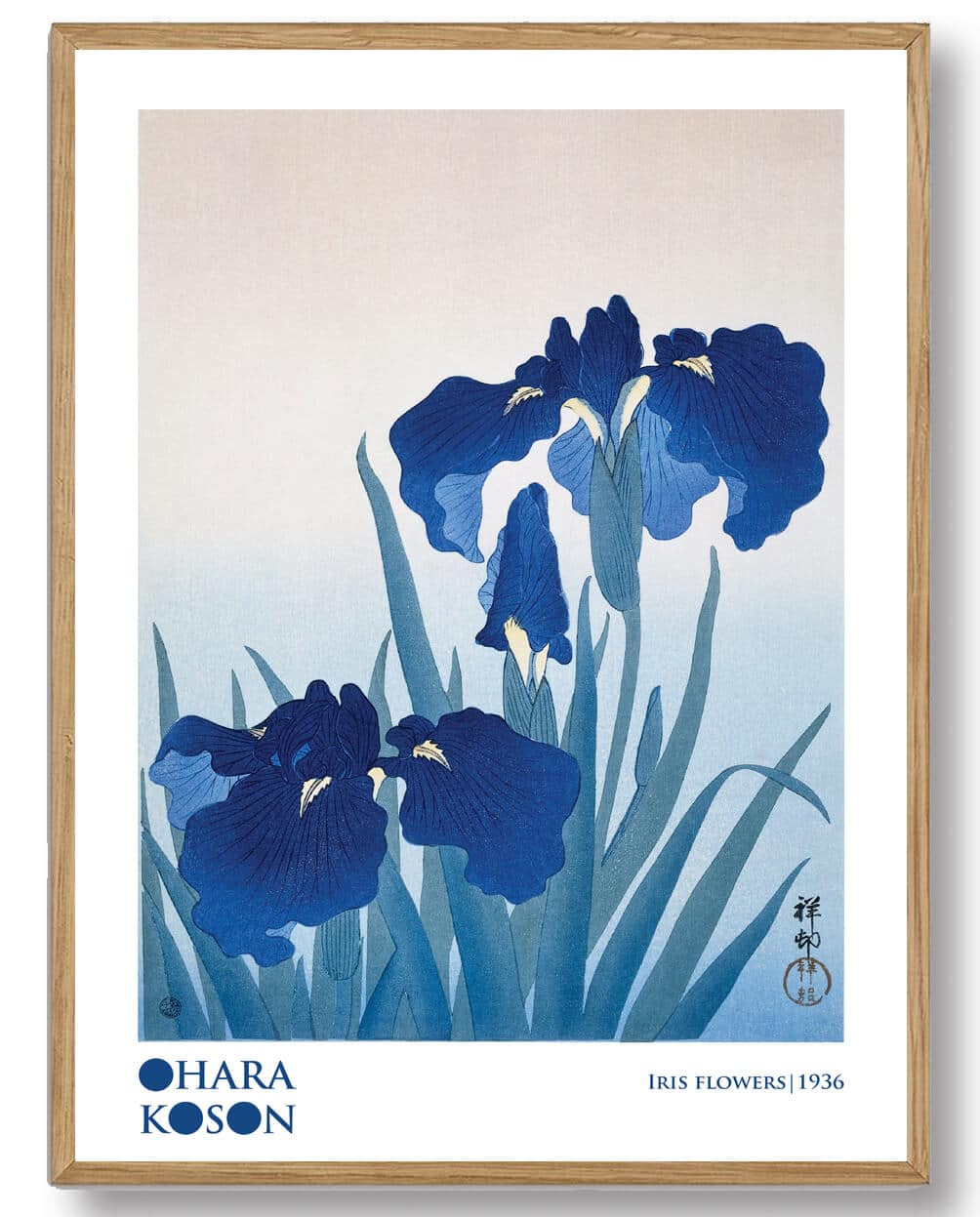 Ohara Koson - Iris Flowers