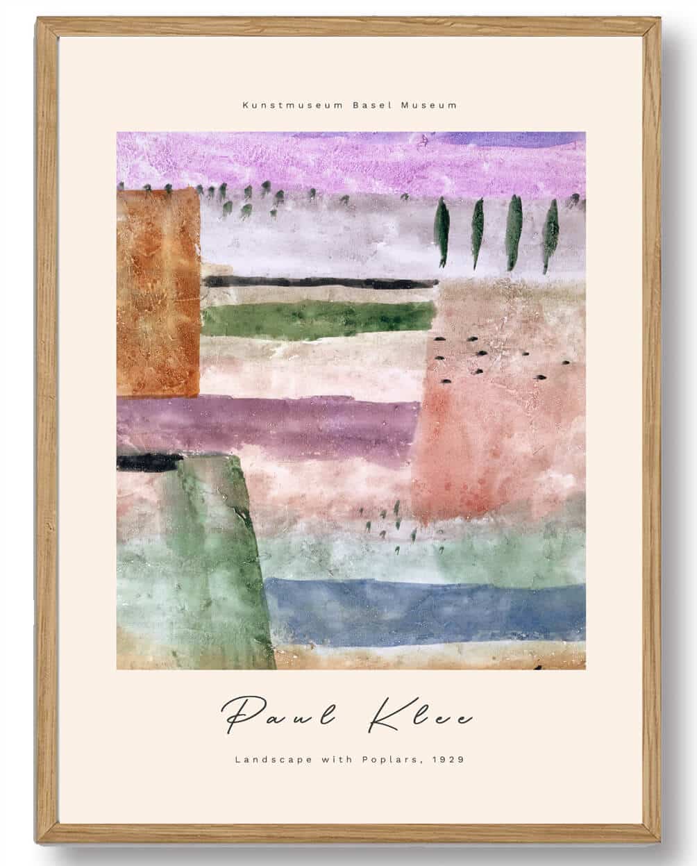 Paul Klee - Landsscape with poplars
